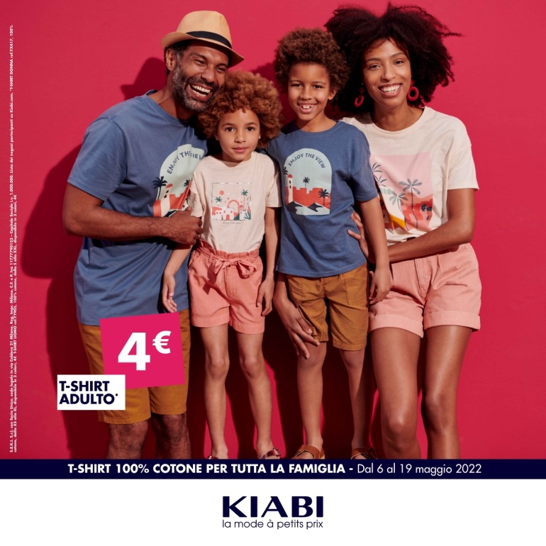 Collezione t-shirt 100% cotone